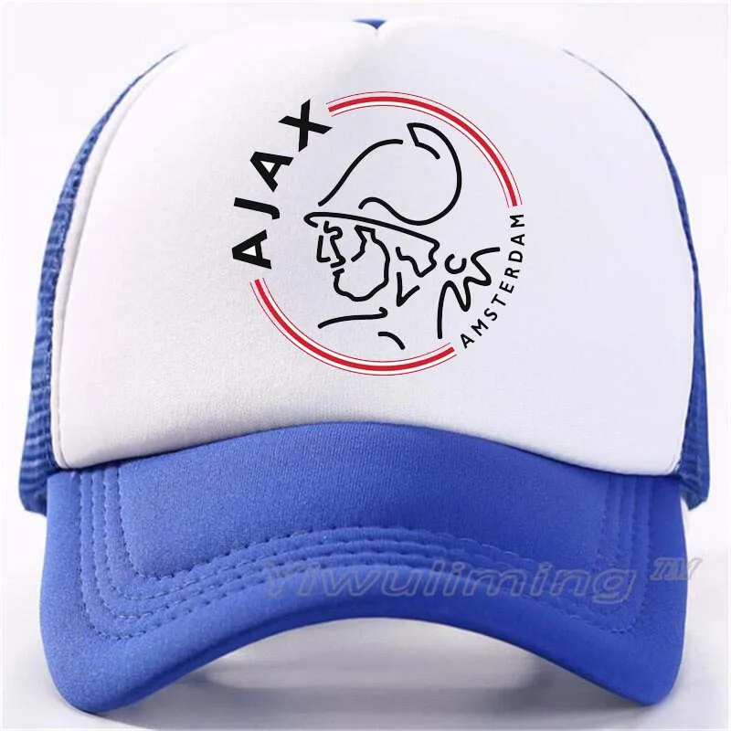 Новые летние бейсболки ajax крутые Летние черные для взрослых сетчатые