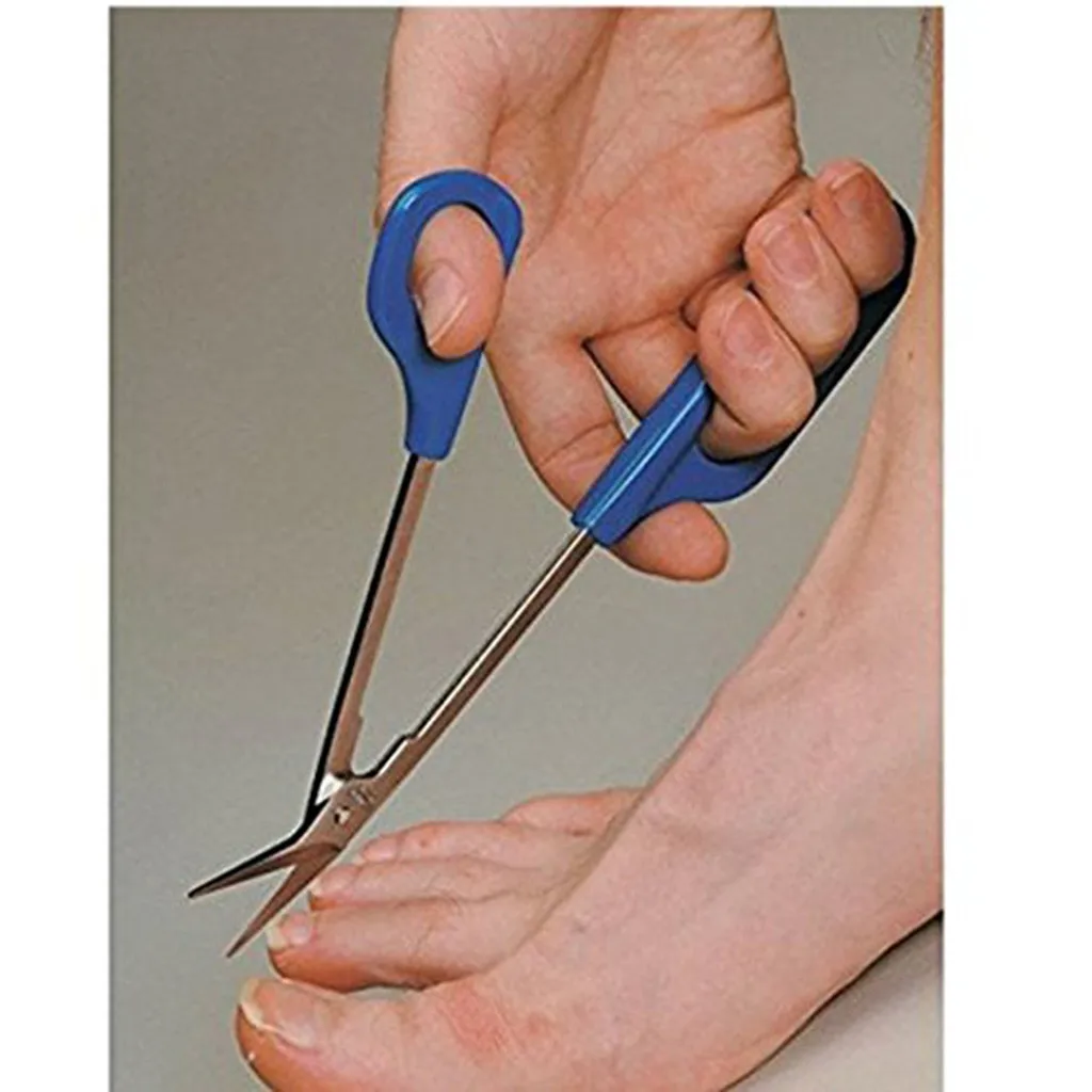 Новейшие ножницы с длинной ручкой, кусачки для ногтей, эргономичный уход за пальцами, педикюр, инструменты для ногтей