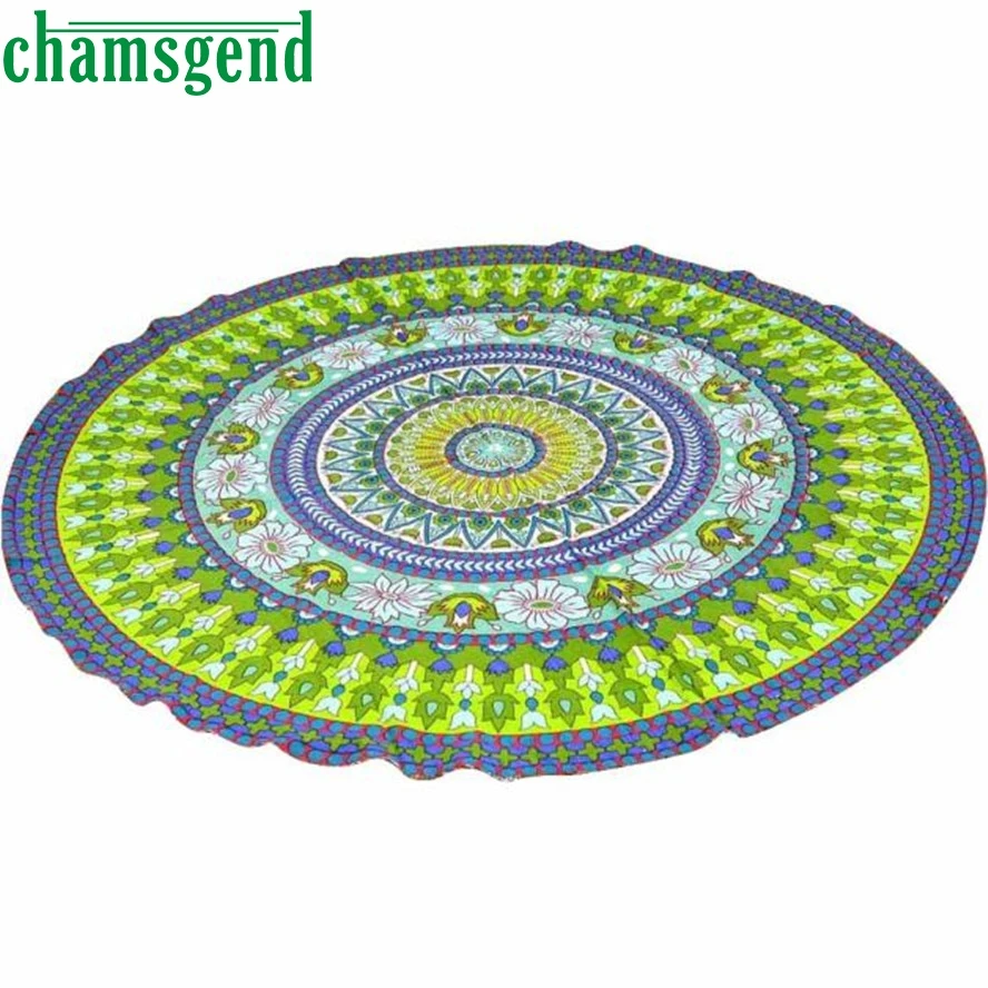 

Round Indian Printing Towel Scarve Yoga Mat Mandala Tapestry Beach Picnic Throw Rug Blanket Covers up Yoga Beach Towel Jan3ZYP