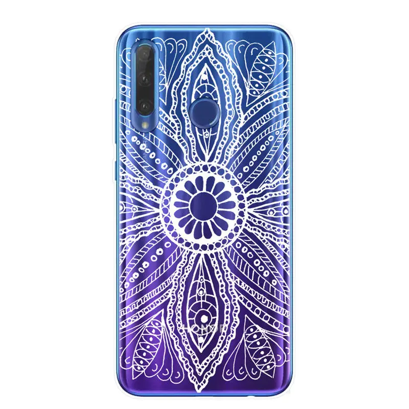 Ретро Мандала Цветок чехол для телефона для huawei Honor 9 10 20 Lite Pro Чехол TPU чехол s для huawei mate 10 20 Lite Pro Ловец снов - Цвет: T6098