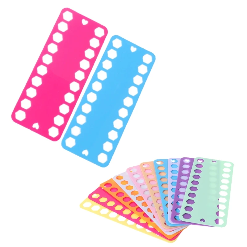 2Pcs Plastic Cross Stitch Row Line Tool 30 Positions Thread Board Thread & Yarn Organizer Embroidery Accessory 3 Colors 2Pcs Plastic Cross Stitch Row Line Tool 30 Positions Thread Board Thread & Yarn Organizer Embroidery Accessory 3 Colors