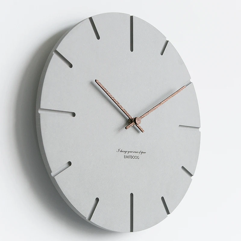 12 дюймов скандинавские настенные часы Современные креативные часы минималистичные Подвесные часы для гостиной прикроватные немые деревянные часы домашний декор