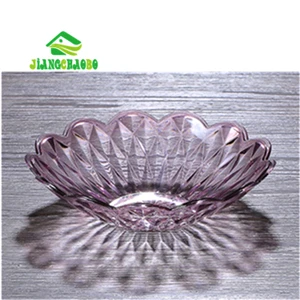 S Purple JiangChaoBo прозрачная тарелка для фруктов пластиковая гостиная европейские закуски конфеты сушеные большие современные минималистичные фрукты пластины - Цвет: S Purple