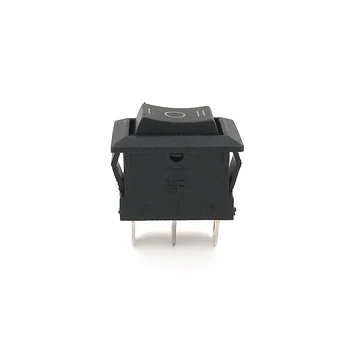 

10pcs Black 12v Rocker Switch 20 Amp DC, Round Light 12 V Volt Kit Car 3 Pin