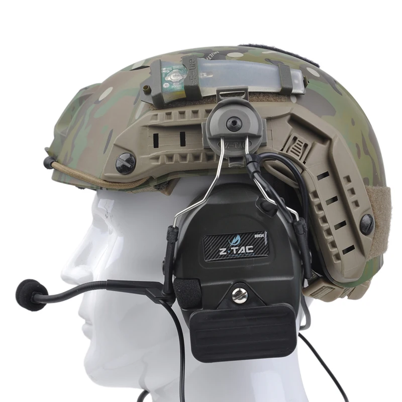 Z Tactical Ztac Airsoft Comtac I шумоподавляющая гарнитура с адаптером для шлема Peltor набор
