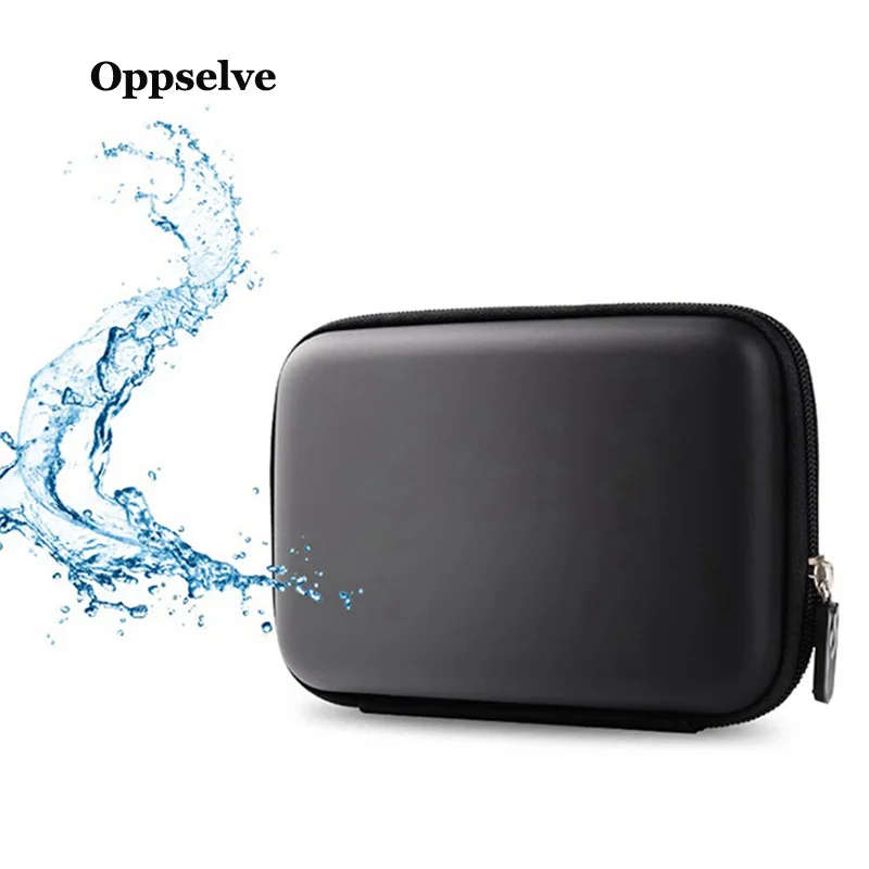 Oppselve External Storage Hard Case HDD SSD Bag For Hard Drive Power Bank USB Cable Charger Power Bank Earphone Case Accessories