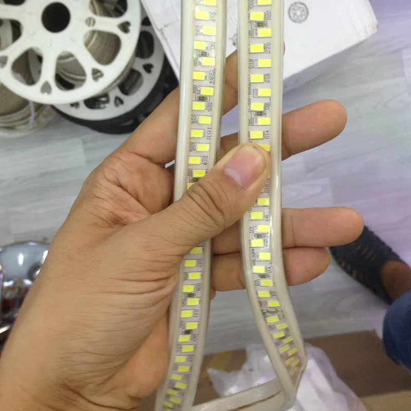 Светодиодная лента 220 В переменного тока 5630/5730SMD 1 м/2 м/3 м/4 м/5 м/10 м/20 м 180