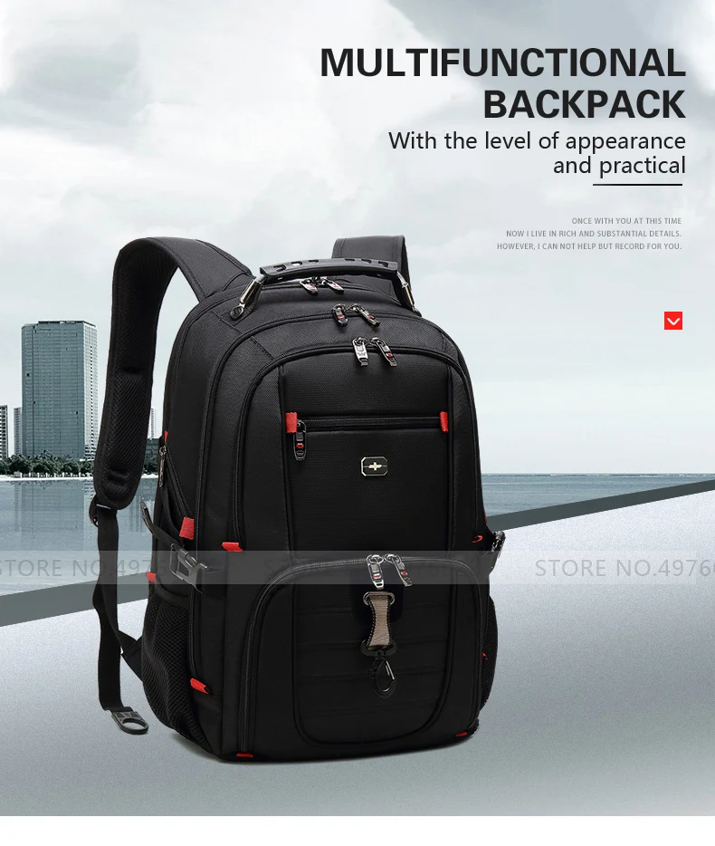 Мужские швейцарские рюкзаки, сумка для путешествий, деловой рюкзак с защитой от кражи, мужской рюкзак mochila, usb зарядка, 15,6, 17 дюймов, рюкзак для ноутбука, водонепроницаемый