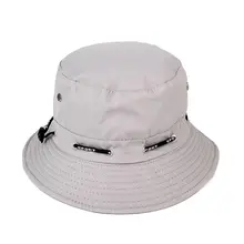 Летние простые Панамы для мужчин и женщин Классические Кепки осень весна рыбацкие Панамы хлопковые двухслойные тканевые солнцезащитные шляпы