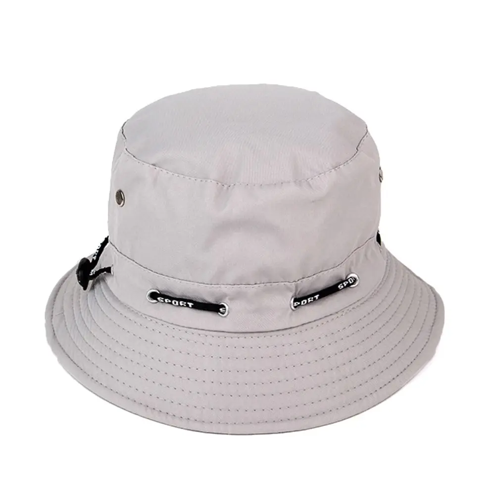 

Summer Plain Bucket Hats Men Women Classic Caps Autumn Spring Fisherman Panama Cotton Double Layer Fabric Sunscreen Hats