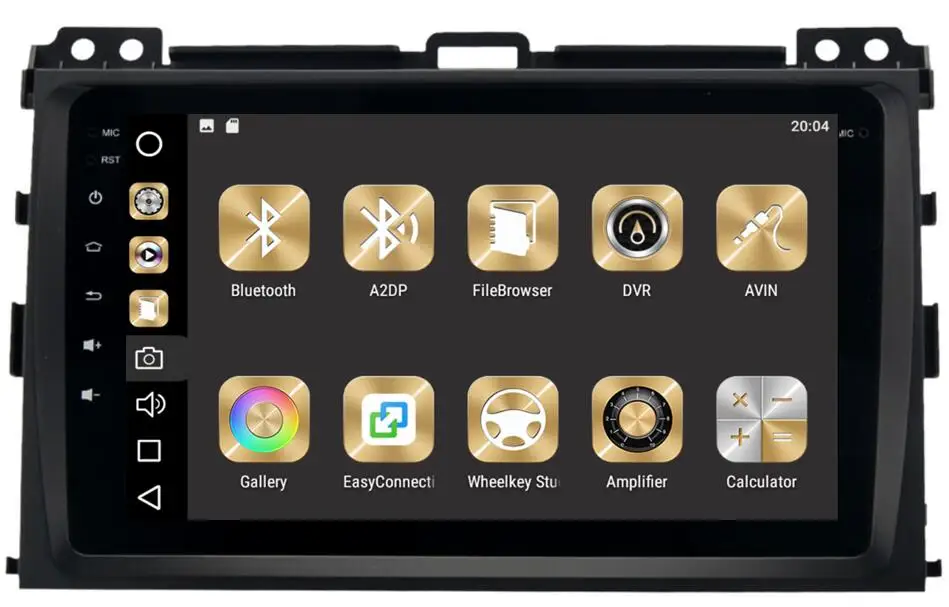 Best 32gN 4GRam 8" Android 9.0 Car Audio for Toyota Prado 120 2004-2009 Headun Stereo Video GPS Navi Multimedia IPS Monitor Radio 3