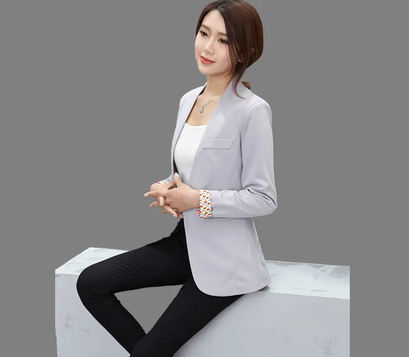 2019 Candy Color Temperament Spring Autumn New Bright Yellow Suit Women Blazer Jacket - 32898197024