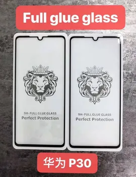 

Full Glue Tempered Glass Protector For Huawei P30 P30 Lite A7 Nova 4e Nova 3 Lite Full Cover Anti-scratch Screen Protector Film