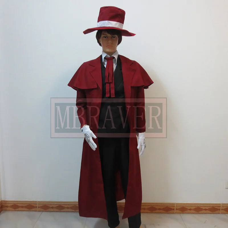 

Hellsing Alucard Cosplay Red Mens Hellsing Cosplay Costume Any Size
