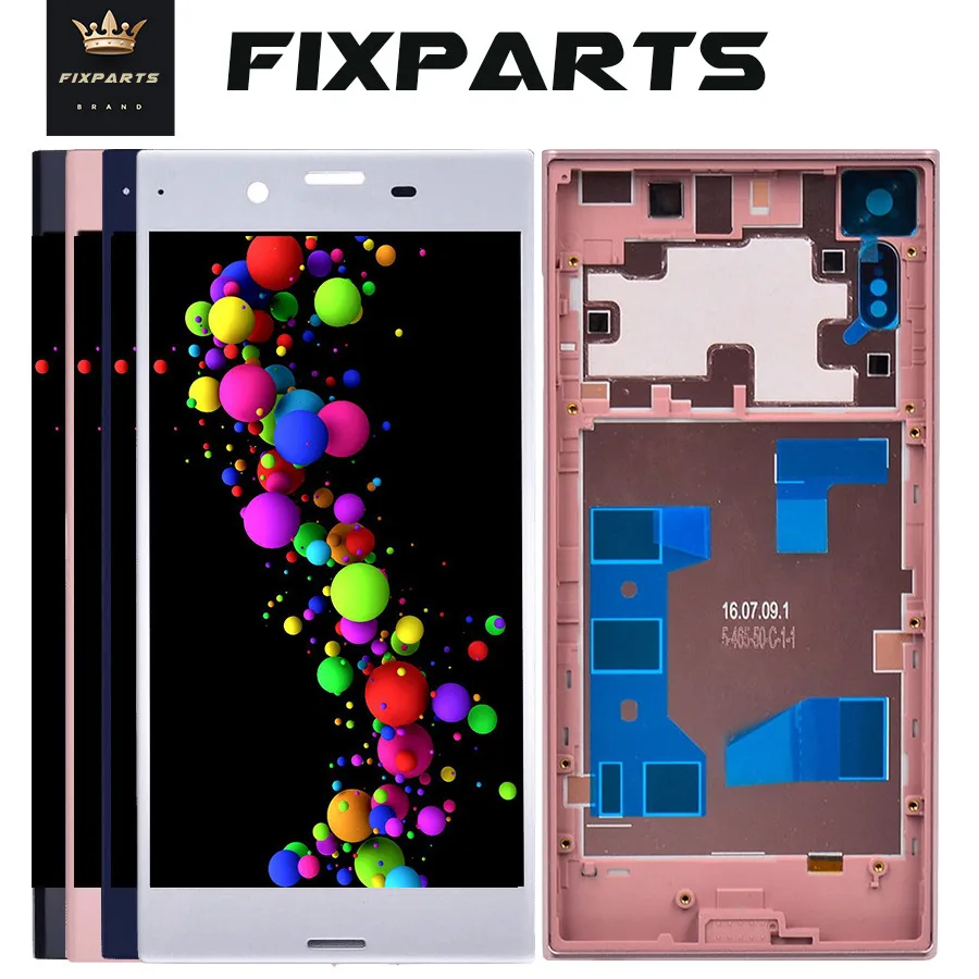 Для 5 2 &quotSONY Xperia XZ LCD дисплей + сенсорный экран дигитайзер сборка Замена с рамкой