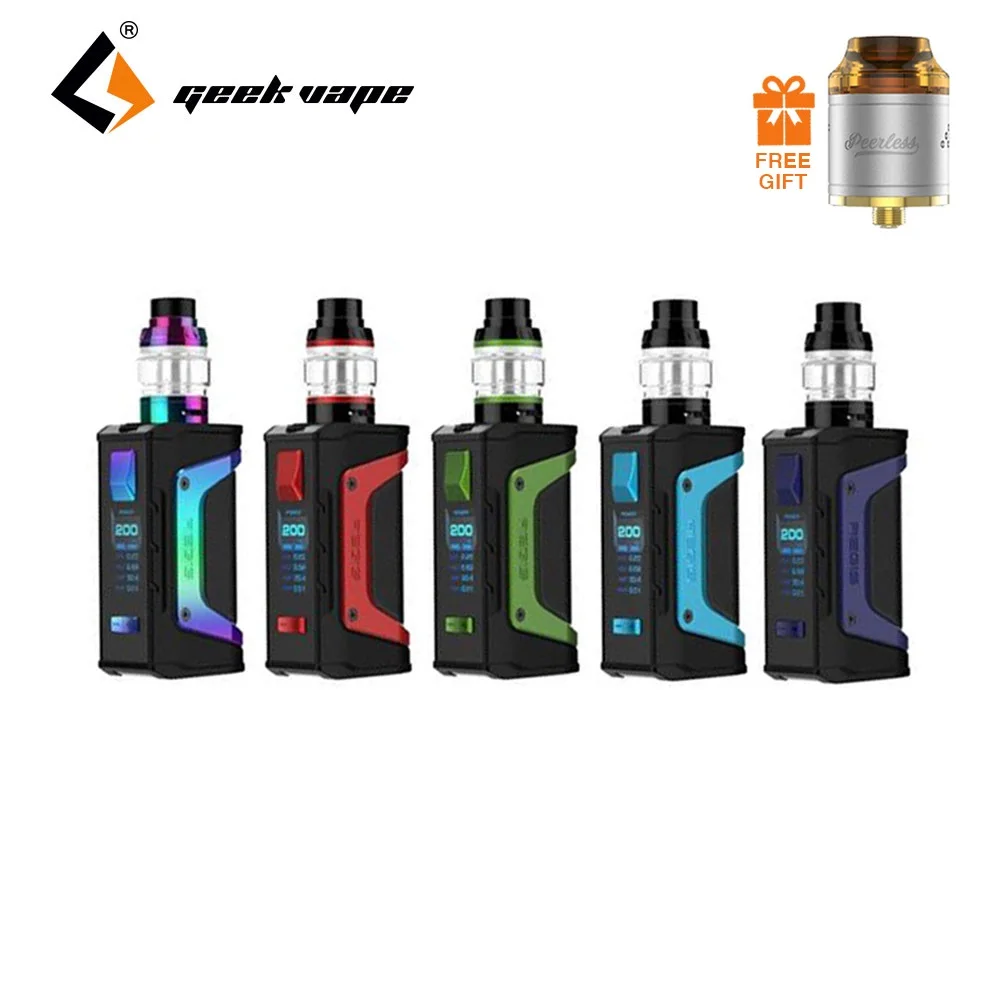 Free Tank! GeekVape Aegis Legend TC Kit with 4ml Aero Mesh Version Tank & Easy Top Refill & Bottom Airflow E-cig Kit VS Aegis tight mesh panel tank top bodysuit