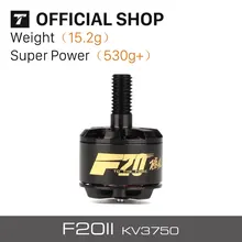 T-Motor 1408 F20II KV3750 4Pcs/Set 2-4S Max Thrust Improved 55% For FPV Racing Drones