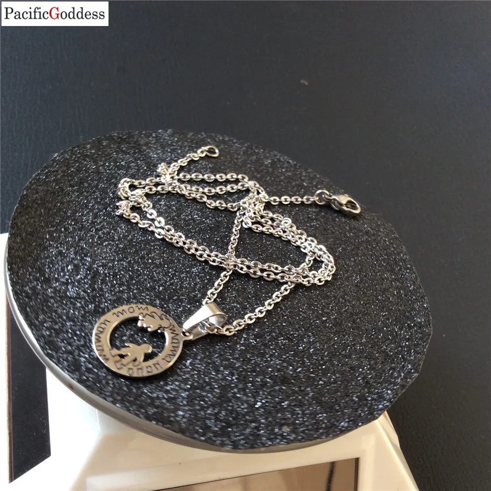 

Bear Pendant necklaces Stainless Steel Chains small size boy and girl as best gift