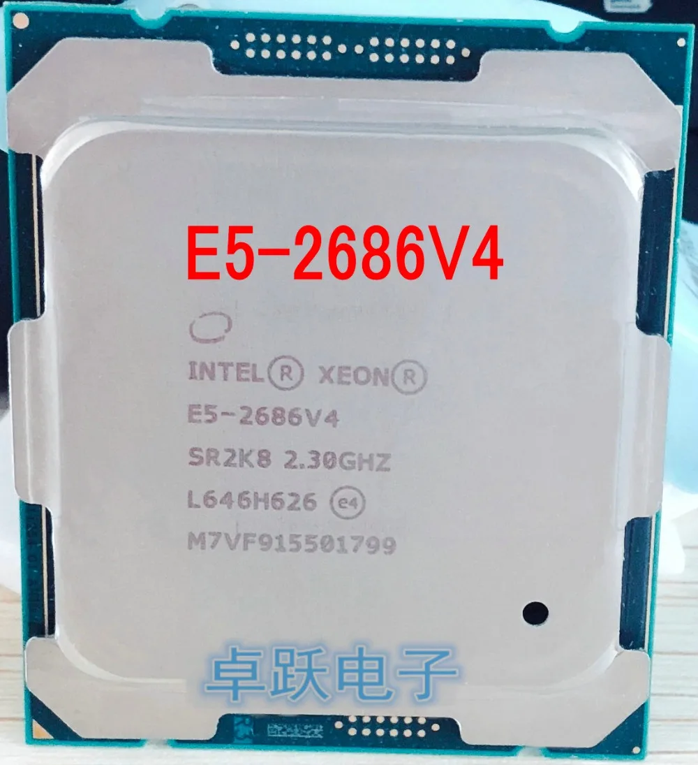 amd processor Original Intel Xeon processor E5-2686V4 2.30GHZ 18-Core 145M  E5 2686 V4 E5 2686V4 FCLGA2011-3 145W free shipping E5-2686 V4 latest processor in laptop