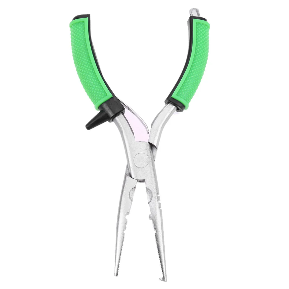 

1pcs High Carbon Steel Metal Fishing Split Ring Pliers Cutters Remover Fishing Line Hook Cutter Lure Baits Fishing Tools hot