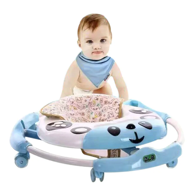 Baby Walker Kids Cartoon Baby Walker Seat Safety Musical Baby Walker