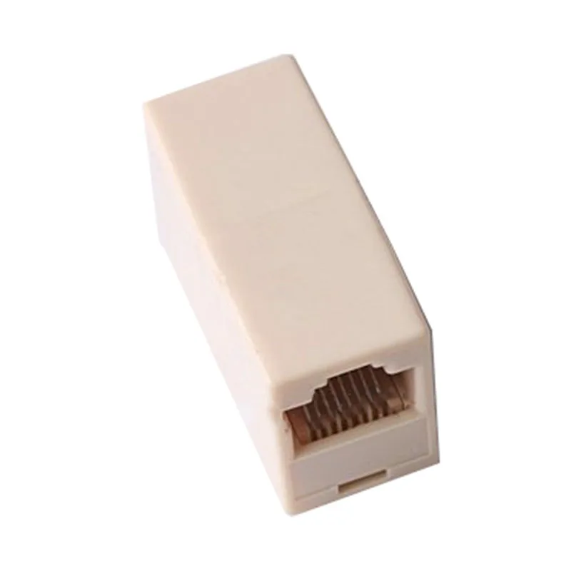 

1 Piece RJ45 Plug Network Ethernet lan Adapter Splitter Connector LAN Ethernet Splitter Network Modular Plug For PC Cable