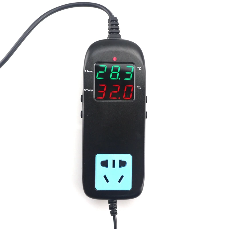 AC90V ~ 250V EU микрокомпьютерный термостат сокет 40 120C интеллектуальный регулятор