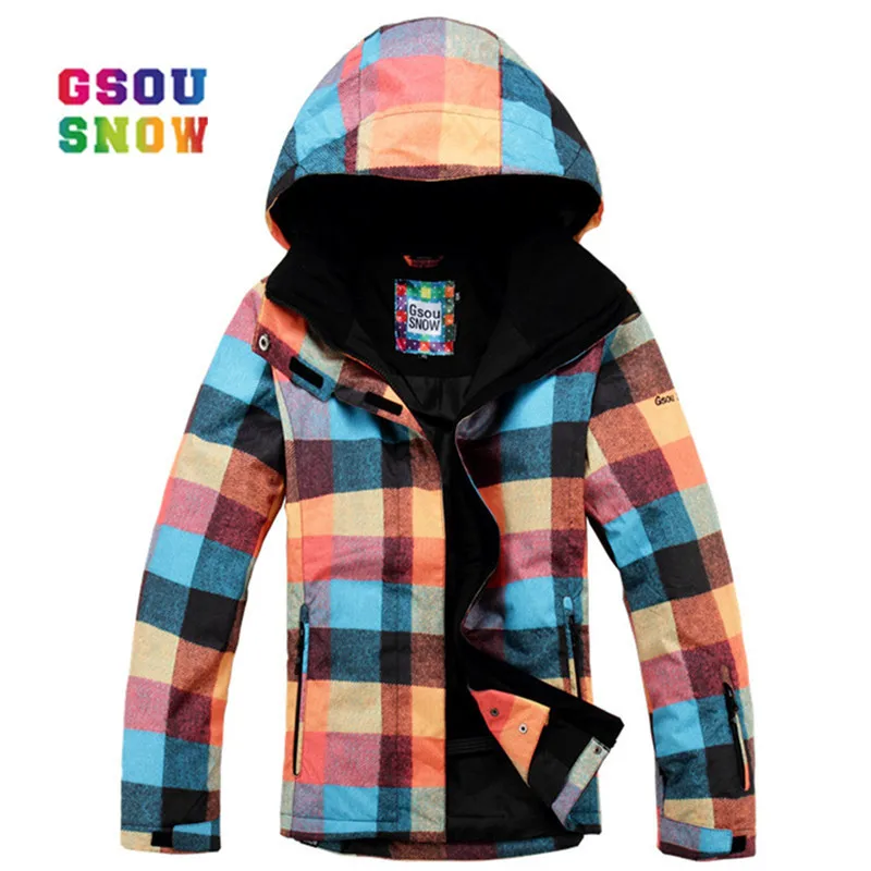

Gsou Snow Brand Ski Jacket Female Windproof Snowboard Jacket Fashion Winter Sport Jacket Women Outdoor Skiing Snowboarding