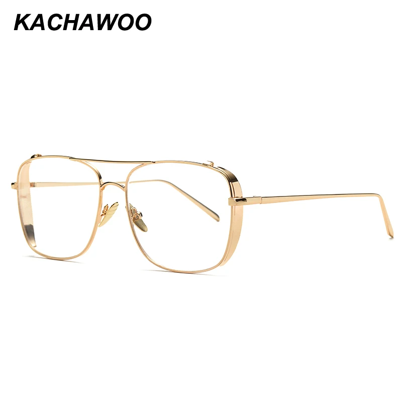 Kachawoo квадратные оправы для очков мужские высококачественные серебристые