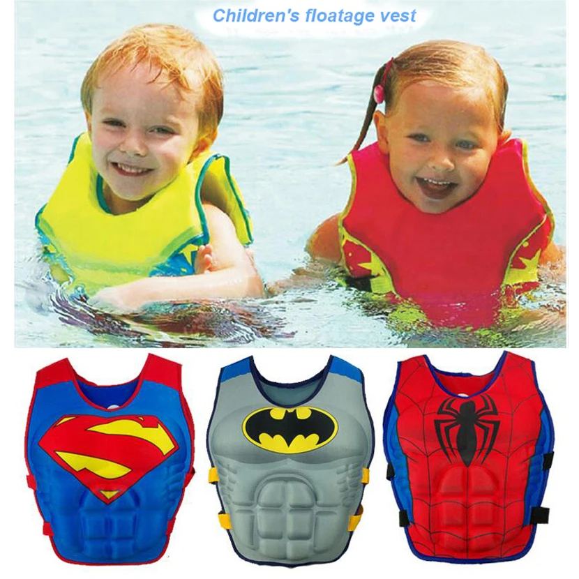 2-6Y Baby Non Inflatable Swim Vest Safety Baby Float Kids Swim Trainer Boy Girl Assisted Swimwear Learning Swimming Equipment