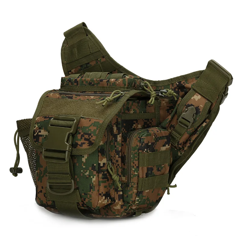 Обновленная камуфляжная 3C карманная сумка 1000D сумка-мессенджер тактика многофункциональная мужская сумка для камеры Jambe Bolsillo Tactico Saddle - Цвет: 4