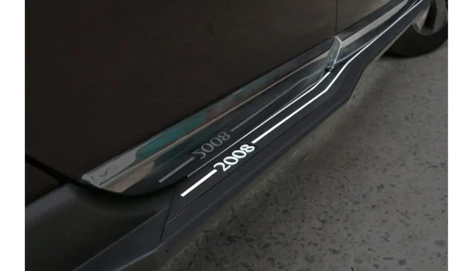 Для Peugeot 2008 2014 2015 2016 2017 2018 2019 ходовые доски боковые ступенчатые педали высокого