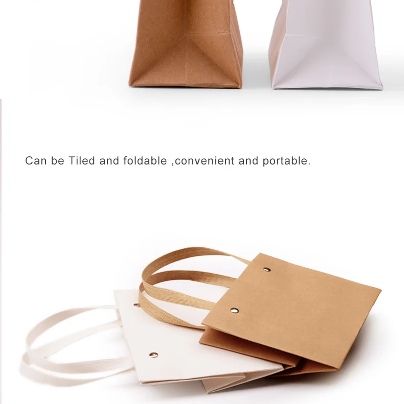 Oirlv 10PcsLot Hand Paper Gift Bag 10PcsLot Wedding Party Favor 2 Pure Color Design (12)