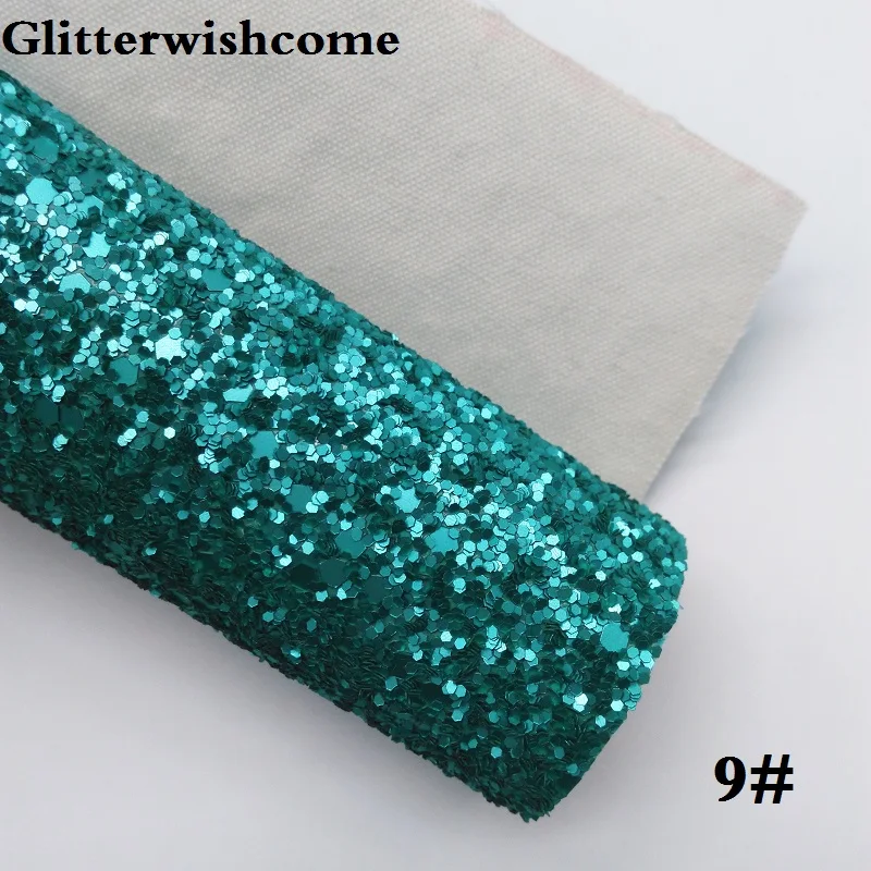 Glitterwishcome 21X29 см A4 Размеры синтетическая кожа, матовый с эффектом блестящей кожи, кожа тканевый Виниловый фон для банты, GM041A - Цвет: 9