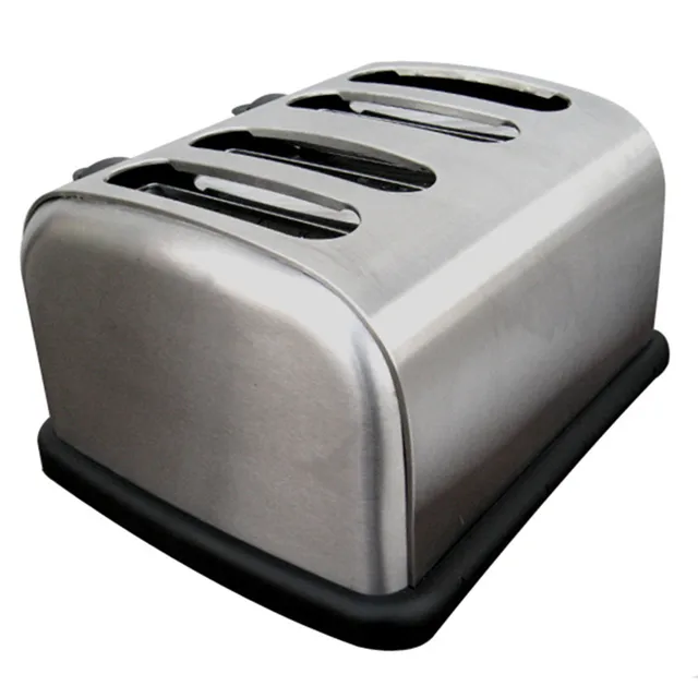 Stainless steel four Slice Toaster household bread baking machine kitchen appliance bread toaster oven for breadfast cooker 4