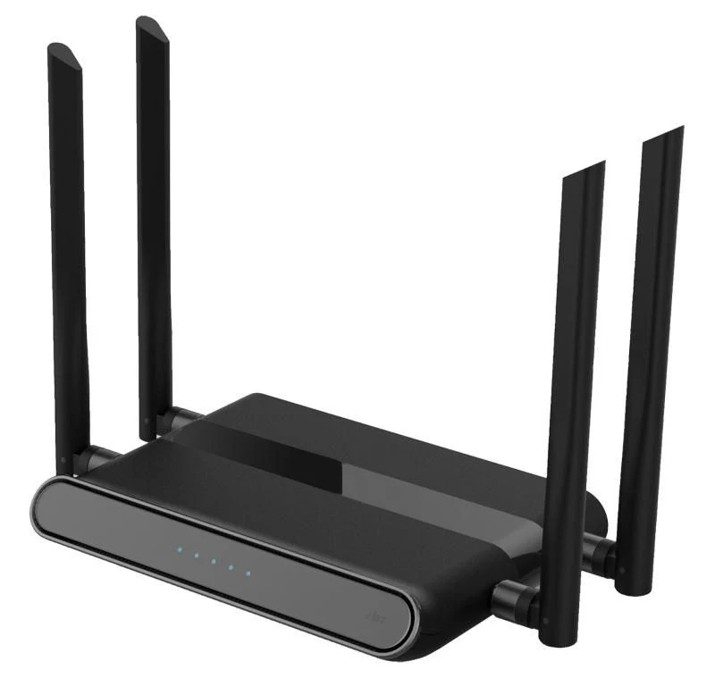 Cioswi Openwrt роутер wi-fi 1200Мбитс wi-fi роутер 5 ГГц умное приложение управление Wi-Fi маршрутизатор большой охват 802.11ac Поддержка DDNS/WPS - Цвет: black