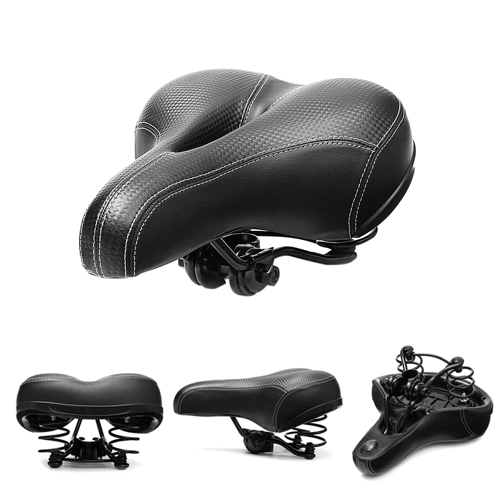 

Wide Big Bum Saddle Seat For Bicycle Cycling Bicycle Seat Cushion MTB Mountain Road Bike Soft Pads