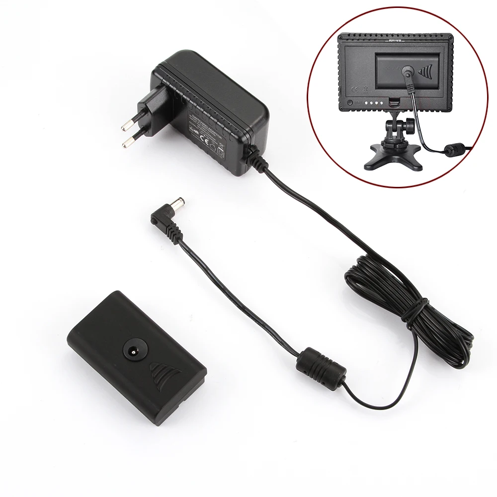 CN-AC2 AC 100~240V Power Adapter for Video Light CN-160 CN-126 YN300 II EU Plug