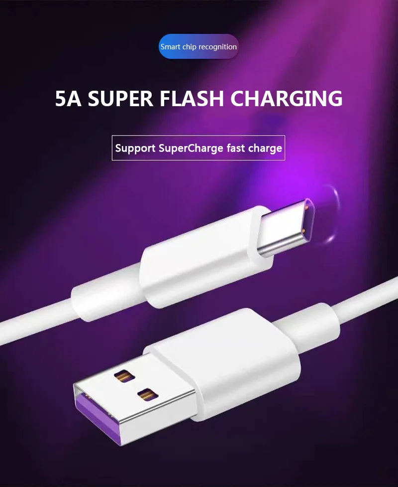 5A флэш-зарядный кабель USB Тип-c для huawei P30/Mate20/samsung S10/xiao Mi 8/5A Быстрая зарядка дата кабель преобразования флэш-Скорость