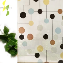 30*400 см точечные круги узорная стеклянная Тонирующая пленка, статическая оконная цепляется декоративной фольгой, оконные наклейки для раздвижных дверей дома