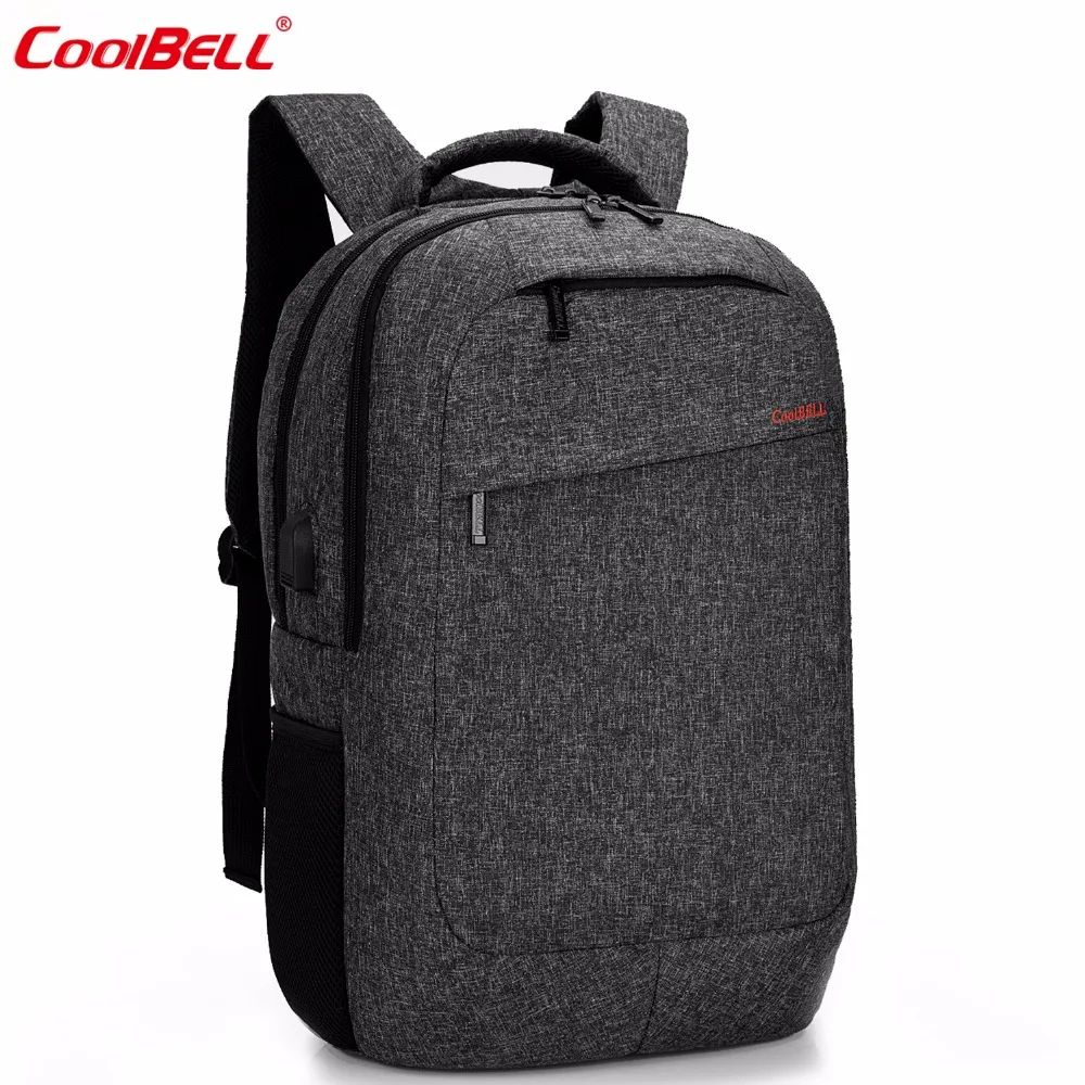 

CoolBell Large Capacity Men Laptop Backpack With USB Charging Waterproof Computer Backpack For 17.3 Inch Casual Travel Rucksack