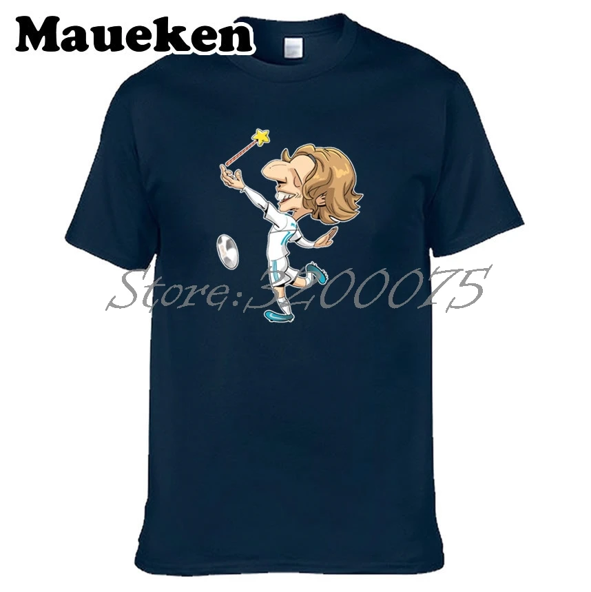 Мужская футболка Luka Modric 10 Croatia reals magician core Legend для фанатов подарок с круглым