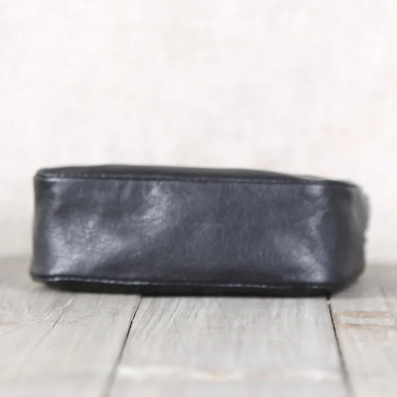 AETOO маленький бумажник ручной работы из телячьей кожи, короткая сумка для монет, Повседневная маленькая сумка