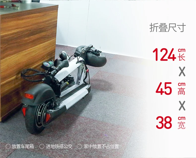 Sale 400W Strong Power Electric Scooter for Adults, 10" Wheel Inflatable Tyre, Mini Folding Electric Bike, Electric Bicycle Ebike 3