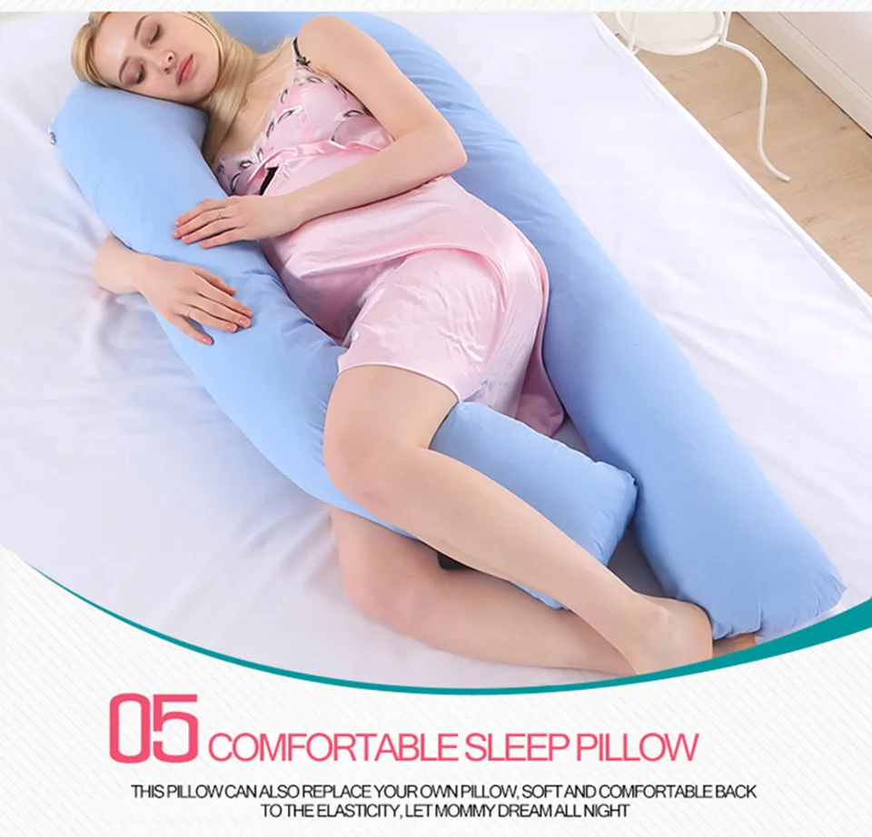 Bedding Pillows U Shape Pregnancy Pillow Full Body Maternity Pillow Comfort Sleeping Support Pillow For Pregnant Women Body     _13_