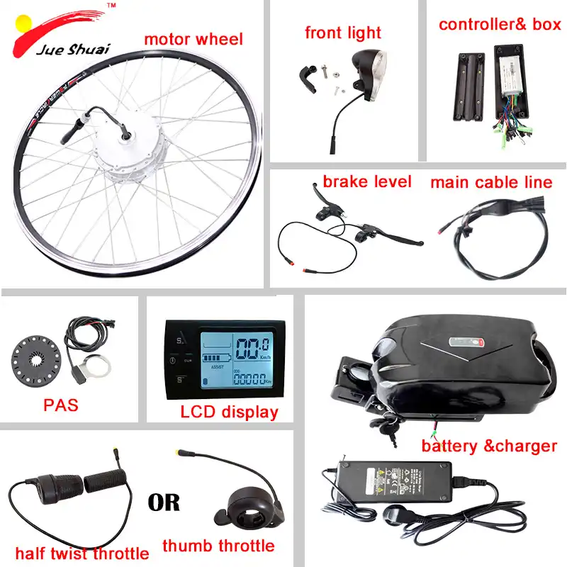electric bike conversion kit with battery and charger
