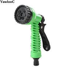 Садовый водяной пистолет, Портативный Регулируемый садовый шланг, пистолет-разбрызгиватель высокого давления, сопло, автомобильный водяной распылитель, шланг для мытья автомобиля