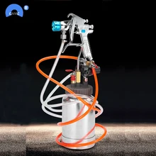 Красочная краска спрей пистолет 2L давление чашки метр алюминиевая труба