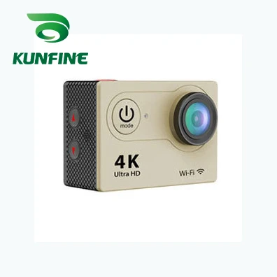 KUNFINE Ultra HD 4K спортивная видеокамера DV Action 2," экран 170 WiFi CMOS-сенсор Водонепроницаемый 7 цветов H9 - Название цвета: golden