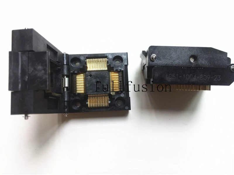 IC51 1004 809 23 TQFP100P IC тестовая розетка 0 5 мм Шаг LQFP100P Yamaichi горящая розетка|Промышленные компьютеры и аксессуары| |